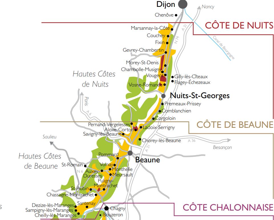 Exclusieve Bourgogne de côte d'Or