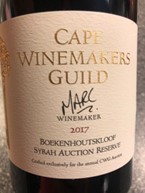 Bijzonder Zuid-Afrikaanse Syrah Boekenhoutskloof CWG