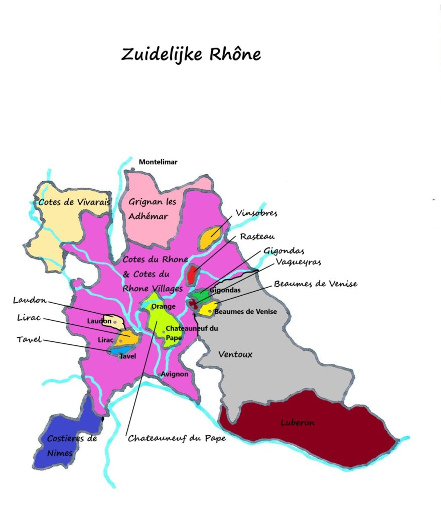 Laudun in zuidelijke Rhone